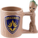 Mug 3D Groot Marvel Guardians of the Galaxy en céramique avec détails réalistes sur fond blanc