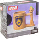 Photo du mug Groot Marvel compatible micro-ondes avec logo PALADONE visible