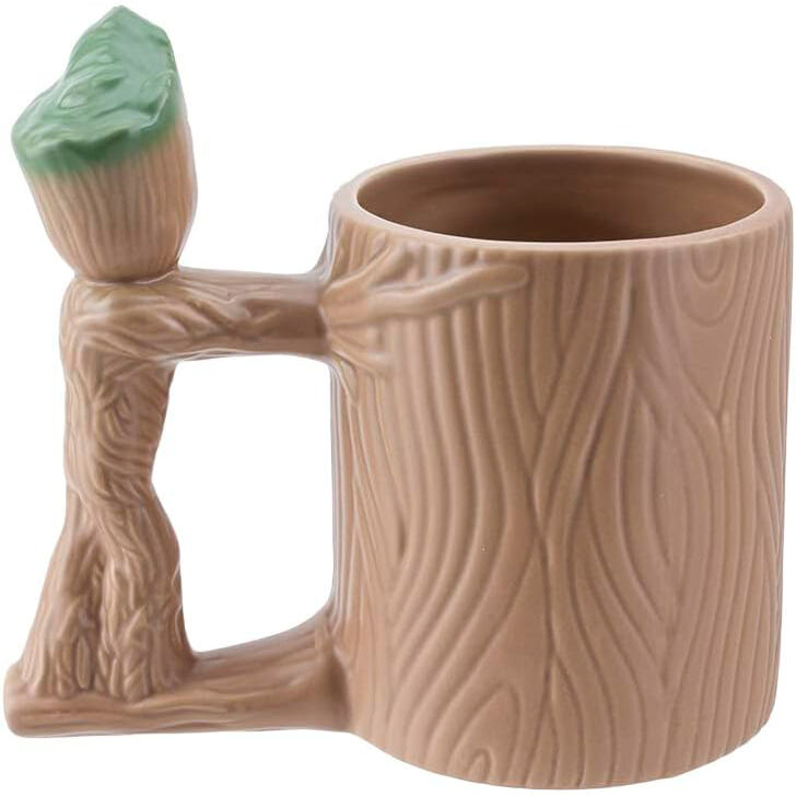 Mug Groot Marvel Guardians of the Galaxy présenté avec boîtier d'emballage officiel PALADONE
