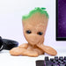 Détail de la lampe Groot 3D PALADONE montrant les textures et l'éclairage allumé