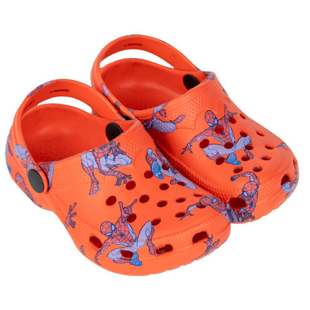 Sandales Marvel Spiderman pour enfants CERDÁ en EVA, tailles 24 à 31, design coloré et confortable.
