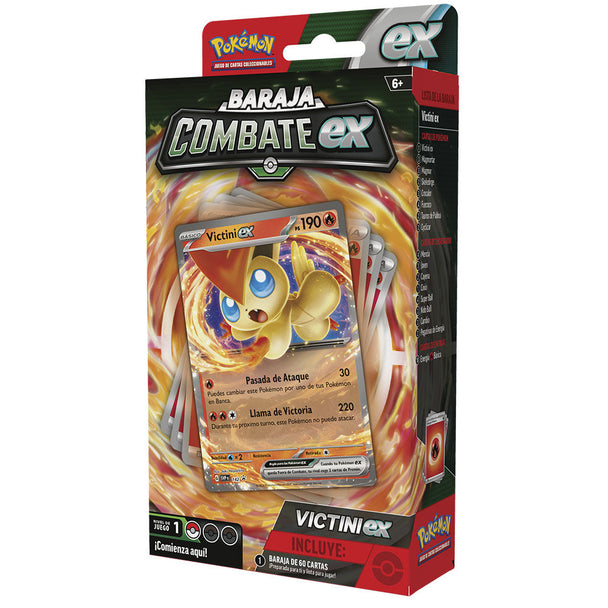 Image rapprochée d'une carte Pokémon avec des illustrations et statistiques en espagnol.