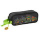 Trousse double compartiment Ninja Turtles SAFTA vue de face montrant les motifs colorés et la fermeture éclair
