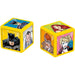 Vue rapprochée des 25 cubes de personnages originaux du jeu Batman Top Trumps Match