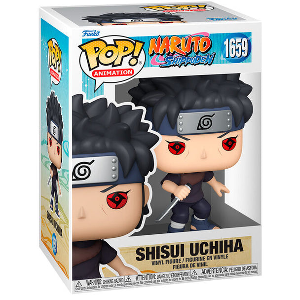 Figurine Funko POP Shisui Uchiha de Naruto Shippuden en vinyle de 9 cm dans sa boîte cadeau officielle