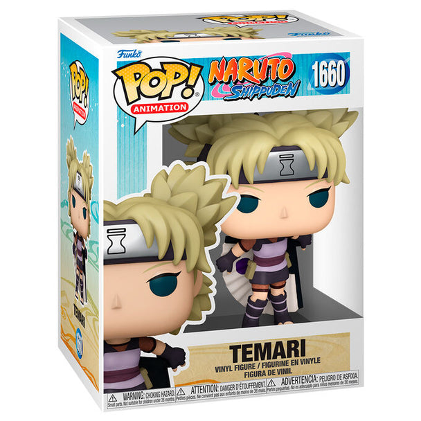 Figurine Funko POP Temari de Naruto Shippuden en vinyle de 9 cm dans sa boîte cadeau officielle FUNKO