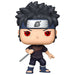Vue rapprochée de la figurine Funko POP Shisui Uchiha montrant les détails du personnage Naruto Shippuden