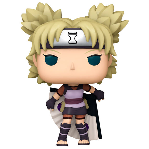 Vue rapprochée de la figurine Funko POP Temari Naruto Shippuden montrant les détails soignés du vinyle