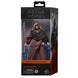 Figurine Darth Sidious 15cm articulée de la Black Series Star Wars vue de face avec accessoires