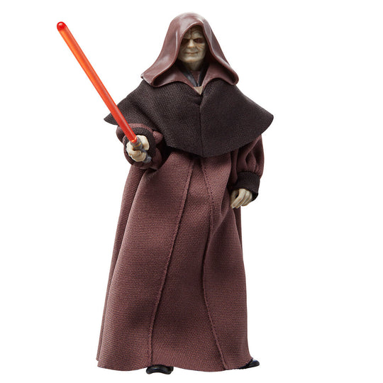 Accessoires inclus avec la figurine Darth Sidious 15cm Star Wars présentés à côté du personnage