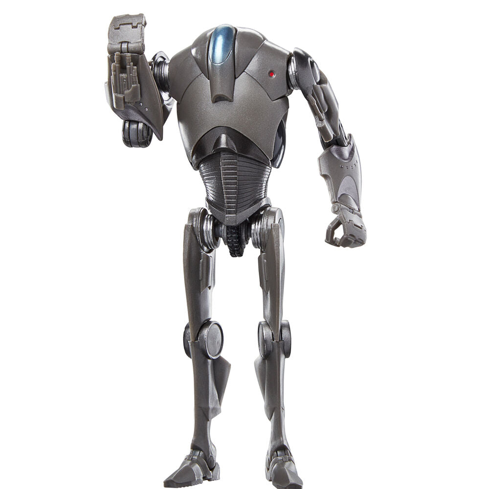 Figurine Super Battle Droid en position de combat avec armes incluses