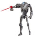 Détail de la tête articulée de la figurine Super Battle Droid Star Wars Black Series