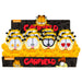 Peluche Garfield emoji colorée de 20cm vue de face, douce et mignonne