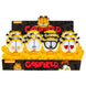 Peluche Garfield emoji colorée de 20cm vue de face, douce et mignonne