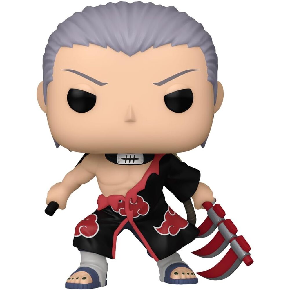 Boîte collector Funko POP Naruto Shippuden Hidan avec fenêtre transparente et logo officiel