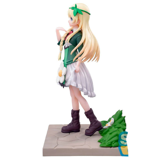 Profil gauche de la figurine Iris Luminasta en tenue colorée de Konosuba