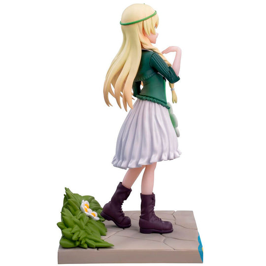Figurine Iris Luminasta Konosuba posée sur socle avec accessoires détaillés