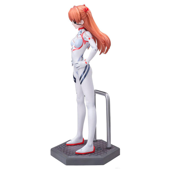 Figurine Asuka Shikinami Langley de 22 cm en PVC vue de face avec socle Evangelion 3.0+1.0