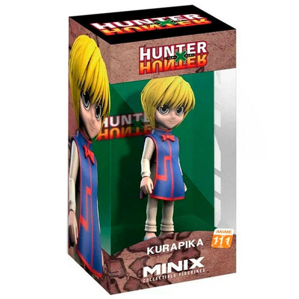 Figurine Kurapika Hunter x Hunter 12cm en pose dynamique sur fond neutre, marque MINIX