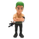 Détail du visage expressif de la figurine Roronoa Zoro One Piece MINIX
