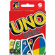 Boîte du jeu de cartes UNO Classic de la marque MATTEL avec un design coloré et attractif