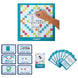 Cartes objectifs du mode Scrabble Together avec défis et instructions en espagnol