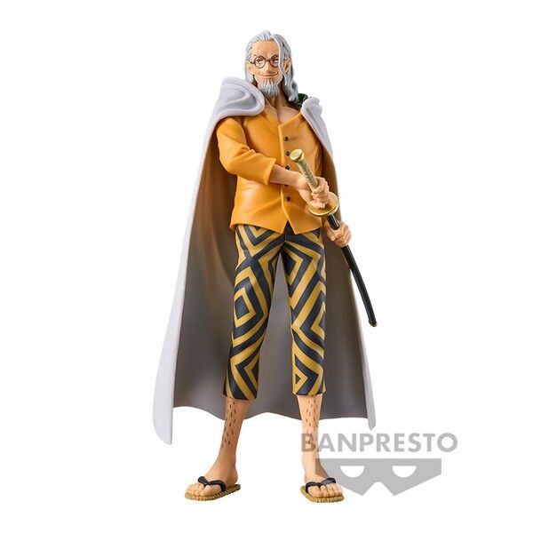 Figurine Silvers Rayleigh 17cm en tenue Yukata de la série One Piece Grandline Wanokuni vue de face