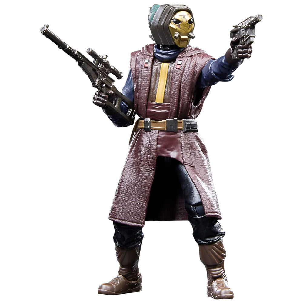 Figurine articulée Pyke Soldier 15cm Star Wars The Book of Boba Fett vue de face avec accessoires