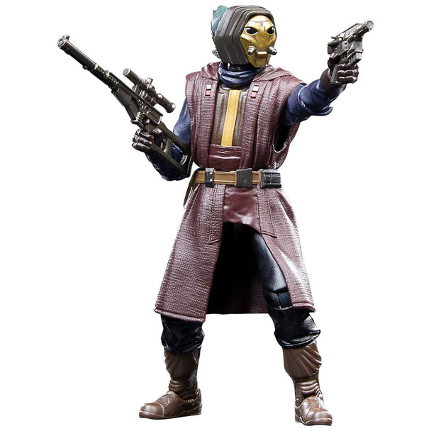 Figurine articulée Pyke Soldier 15cm Star Wars The Book of Boba Fett vue de face avec accessoires