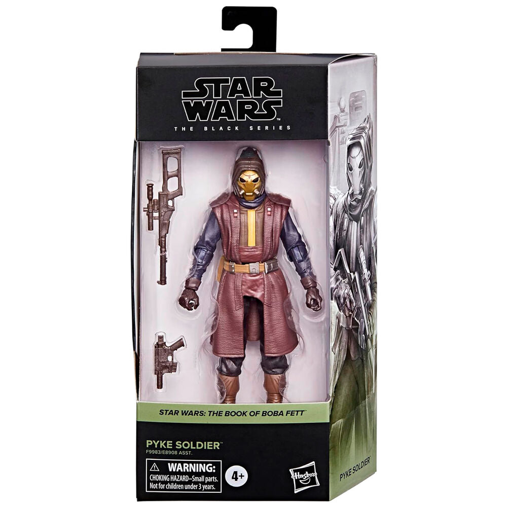 Figurine Pyke Soldier de 15cm posée avec accessoires sur fond neutre