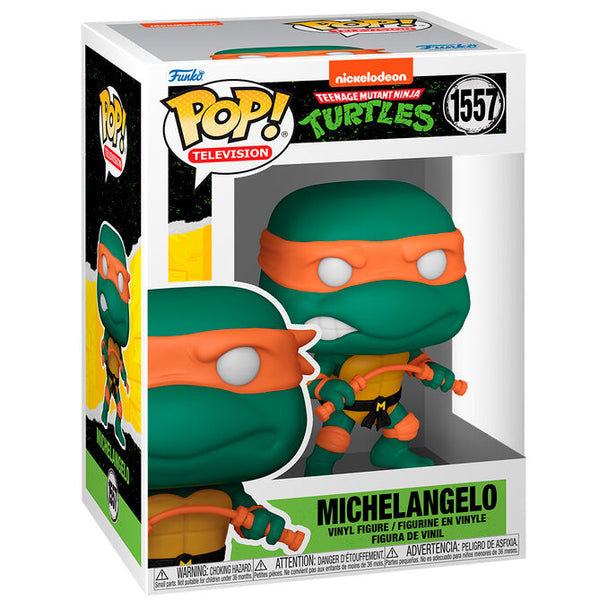 Figurine POP Michelangelo des Tortues Ninja en vinyle de 9 cm dans sa boîte cadeau FUNKO