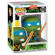 Figurine Funko POP de Leonardo des Tortues Ninja en vinyle, vue de face avec boîte cadeau