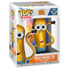 Figurine Funko POP Mega Minion Tim de 9 cm issue du film Despicable Me 4, présentée en vue frontale dans sa boîte cadeau