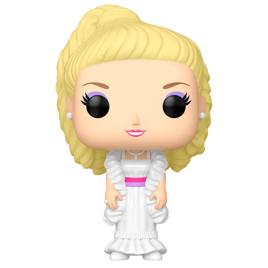 Détail de la figurine Funko POP Barbie Crystal montrant ses finitions cristallines et son design unique