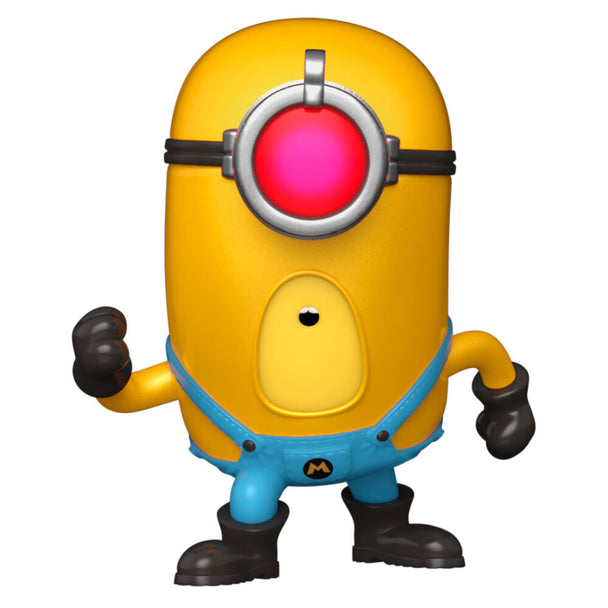 Zoom sur la figurine Mega Minion Mel Funko POP en vinyle avec détails colorés et finition soignée