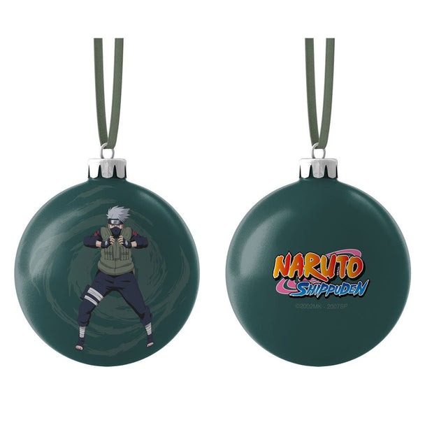 Boule de Noël Naruto Shippuden représentant Kakashi en PVC taille 7x7cm par SD TOYS