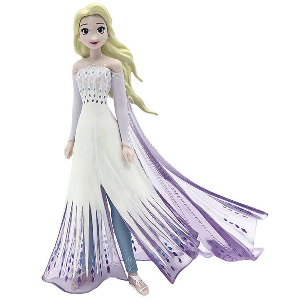 Figurine Elsa Frozen 2 BULLYLAND de 9 cm avec détails précis et couleurs fidèles au personnage Disney.