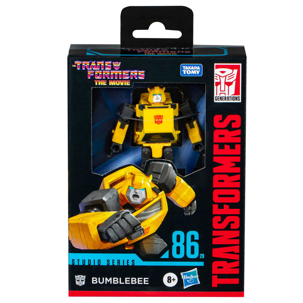 Vue rapprochée de la figurine Bumblebee montrant les articulations et finitions
