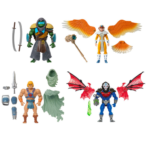 Figurine Leonardo de 14cm issue de la collection Masters of the Universe Turtles of Grayskull