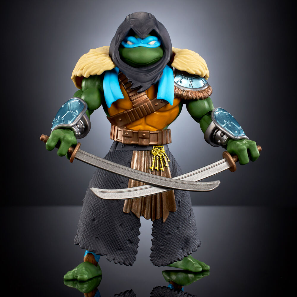Figurine He-Man articulée de 14cm de la série Masters of the Universe Turtles of Grayskull