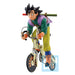 Photo de la figurine Son Goku Ichibansho 18cm avec logo officiel BANPRESTO en arrière-plan