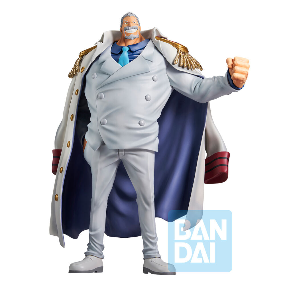 Figurine Monkey D. Garp Ichibansho One Piece de 25 cm vue de face avec détails précis