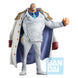 Vue arrière de la figurine BANPRESTO Monkey D. Garp Ichibansho avec détails du costume