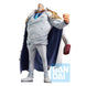 Zoom sur le visage expressif de la figurine Monkey D. Garp Ichibansho One Piece