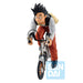 Zoom sur le visage expressif de la figurine Son Gohan 18cm Dragon Ball Z par BANPRESTO