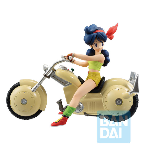 Profil latéral de la figurine Lunch Dragon Ball Z Ichibansho montrant la posture dynamique