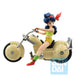 Profil latéral de la figurine Lunch Dragon Ball Z Ichibansho montrant la posture dynamique