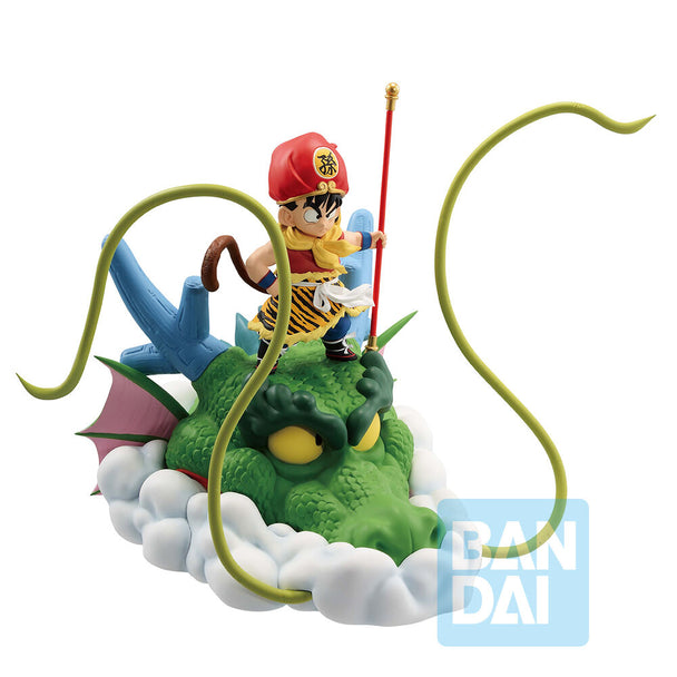 Profil gauche de la figurine Son Gohan Enfant Dragon Ball Snap BANPRESTO 18cm