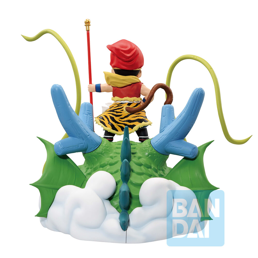 Vue arrière détaillée de la figurine Son Gohan Enfant Dragon Ball Snap 18cm
