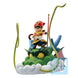 Zoom sur le visage expressif de la figurine Son Gohan Enfant Dragon Ball Snap BANPRESTO